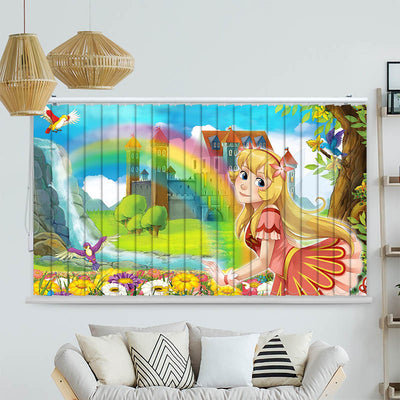 Lamellenvorhang Motiv Fee im Maerchenland