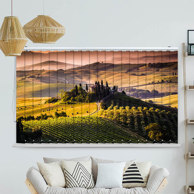 Lamellenvorhang Motiv Toskana