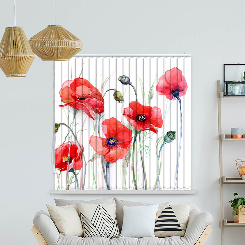 Lamellenvorhang Motiv Skyline Manhatten Nacht