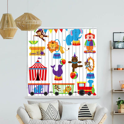 Lamellenvorhang Motiv Zirkus