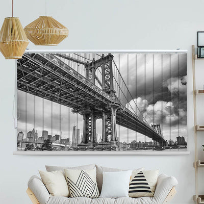 Lamellenvorhang Motiv Brooklyn Bridge