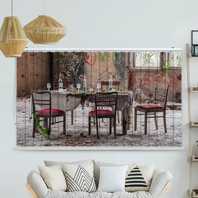 Lamellenvorhang Motiv Lost Place Der Beelitzer Heilstätten