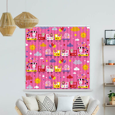 Lamellenvorhang Motiv Eisenbahn