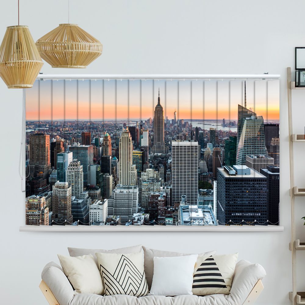 Lamellenvorhang Motiv "Skyline New York"