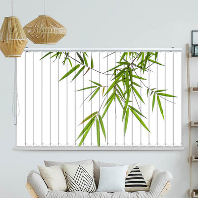 Lamellenvorhang Motiv Bambus von Oben