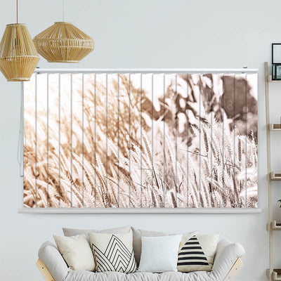 Lamellenvorhang Motiv Pampas Gras