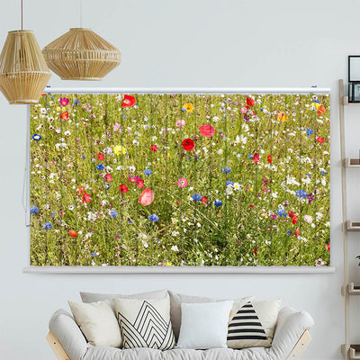 Lamellenvorhang Motiv Meer mit Blauem Himmel