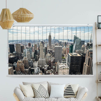 Lamellenvorhang Motiv Manhattan Skyline