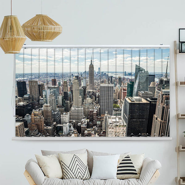 Lamellenvorhang Motiv "Manhattan Skyline"