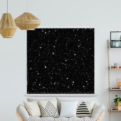 Lamellenvorhang Motiv Sterne Nachthimmel