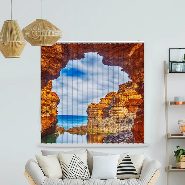 Lamellenvorhang Motiv "Australien Meer"