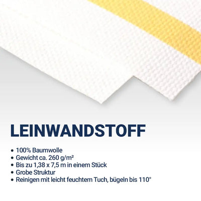 Leinwandstoff aus Baumwolle Eigenschaften