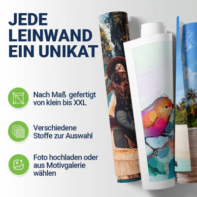 Leinwand ohne Rahmen Vorteile