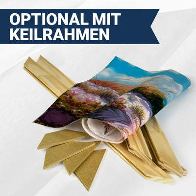 Leinwand optional mit Keilrahmen