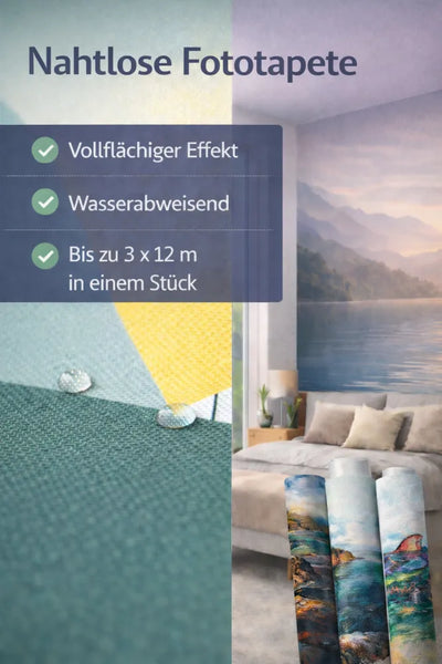 Infobild nahtlose Fototapete