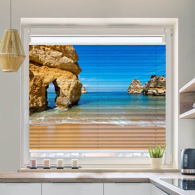 Plissee Motiv Algarve Portugal Lagos