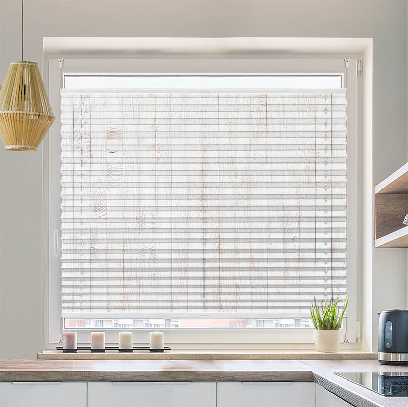 Plissee Motiv Hintergrund Weisse Holzlatten