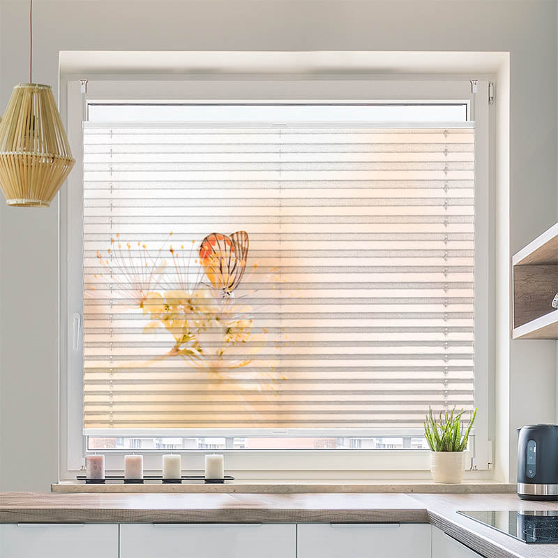 Plissee Motiv Schmetterling auf Bleute