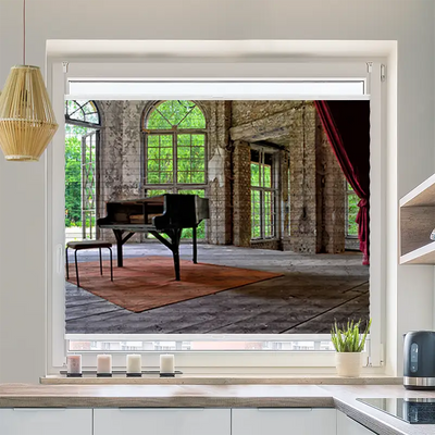 Plissee Motiv Lost Place Verlassene Heilstätte