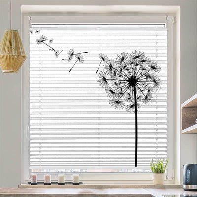 Plissee Motiv Pusteblume Grafik