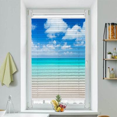 Plissee Motiv Meer Blauer Himmel