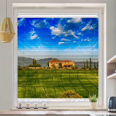 Plissee Motiv Toskana