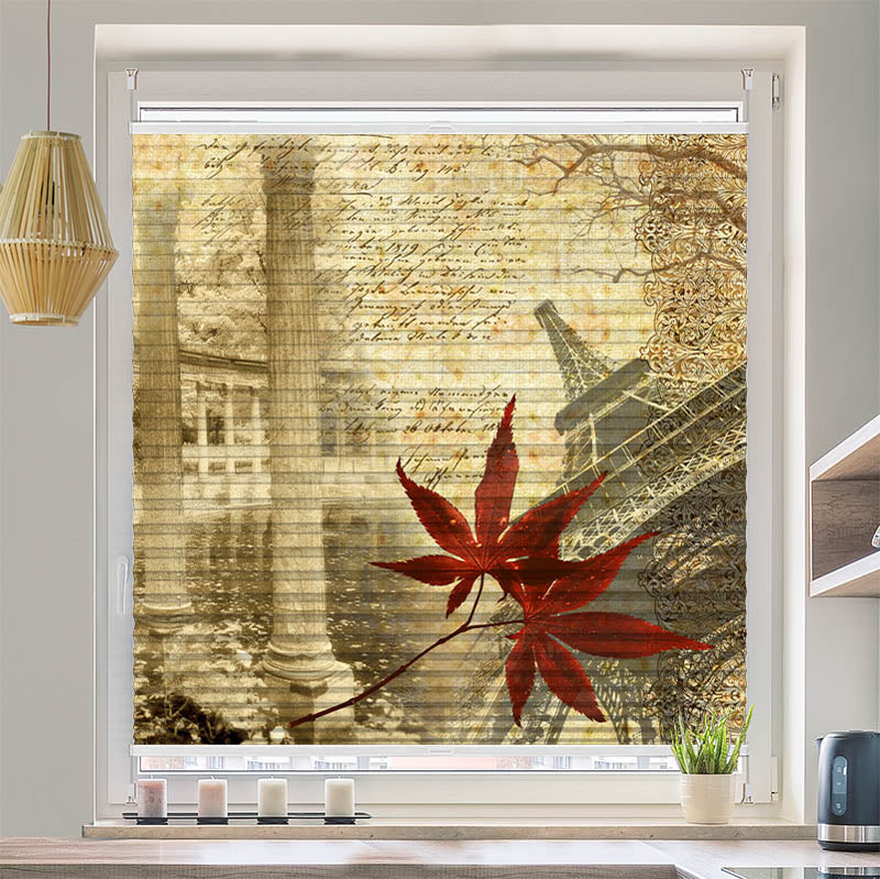 Plissee Motiv Paris Vintage Memories