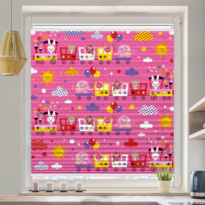 Plissee Motiv Eisenbahn