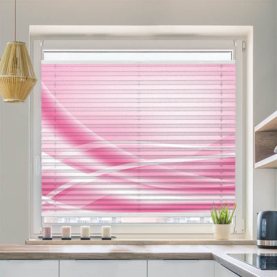 Plissee Motiv Grafik Rosa