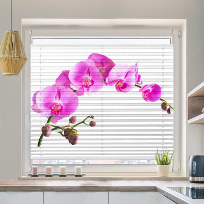 Plissee Motiv Orchidee