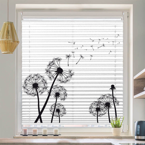 Plissee Motiv "Pusteblumen Grafik"