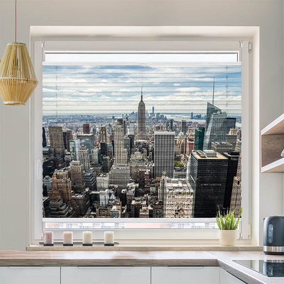 Plissee Motiv Manhattan Skyline