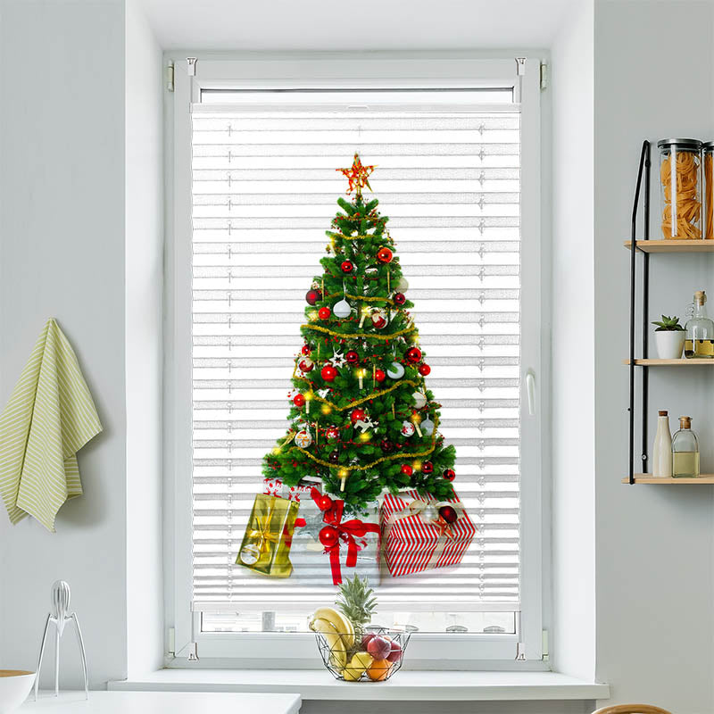 Plissee Motiv Weihnachtsbaum