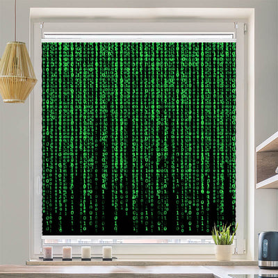 Plissee Motiv Matrix Code