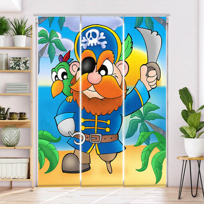 Schiebegardine Motiv Pirat