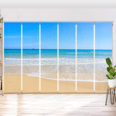 Schiebegardine Motiv Strand und Meer