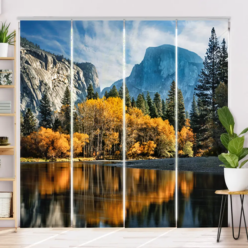 Schiebegardine Motiv Herbst im Yosemite