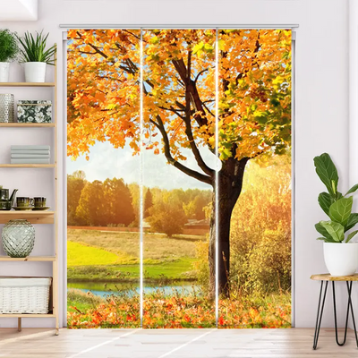 Schiebegardine Motiv Landschaft Im Herbst