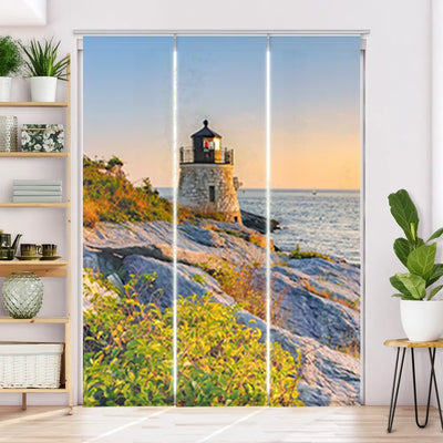 Schiebegardine Motiv Rhode Island Leuchtturm