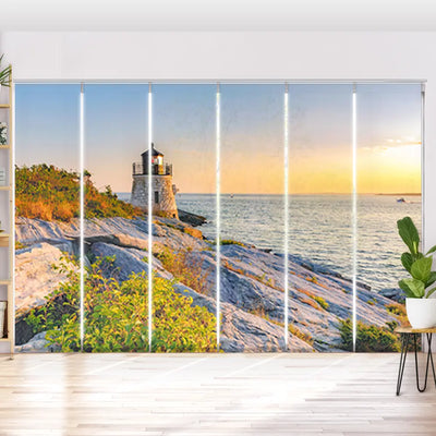 Schiebegardine Motiv Rhode Island Leuchtturm