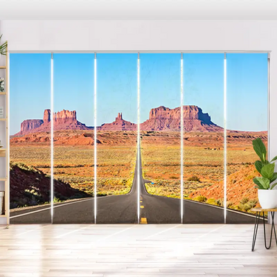 Schiebegardine Motiv Route 66 Monument Valley