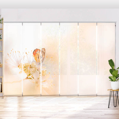 Schiebegardine Motiv Schmetterling auf Bleute