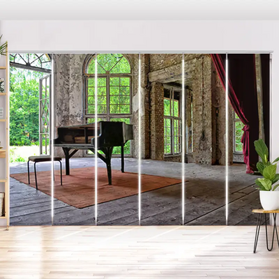 Schiebegardine Motiv 
Lost Place verlassene Heilstätte
