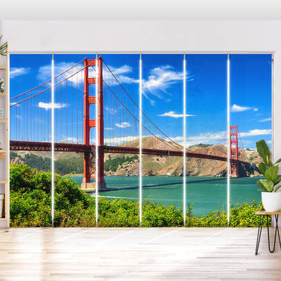 Schiebegardine Motiv Golden Gate Bridge