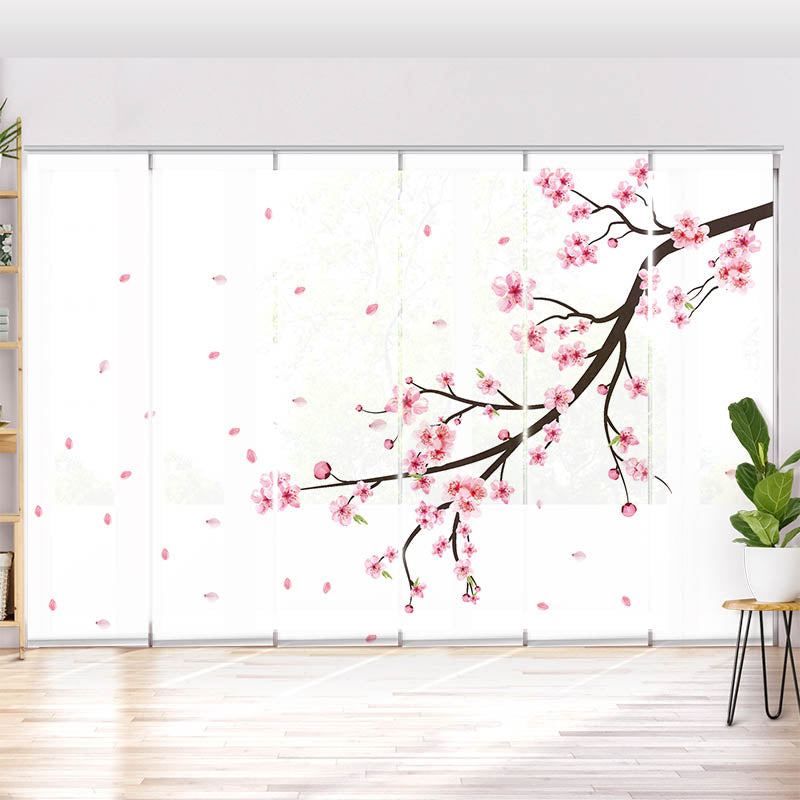 Schiebegardine Motiv Kirschblueten