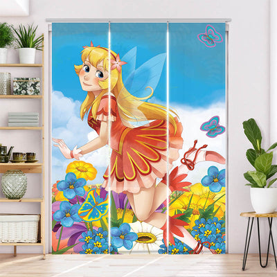 Schiebegardine Motiv Fee