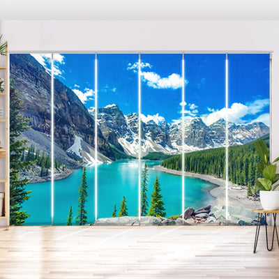 Schiebegardine Motiv Morain Lake Bergsee