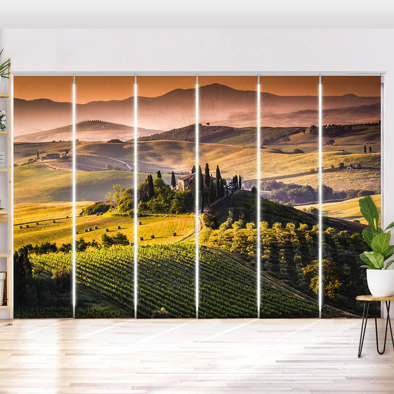 Schiebegardine Motiv "Toskana"