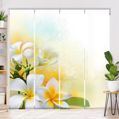 Schiebegardine Motiv Frangipani