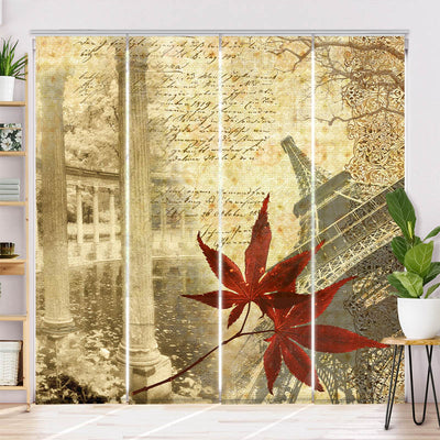 Schiebegardine Motiv Paris Vintage Memories